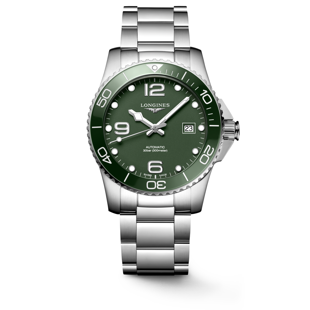Longines HydroConquest 41mm L3.781.4.06.6 Watch for Men - front view