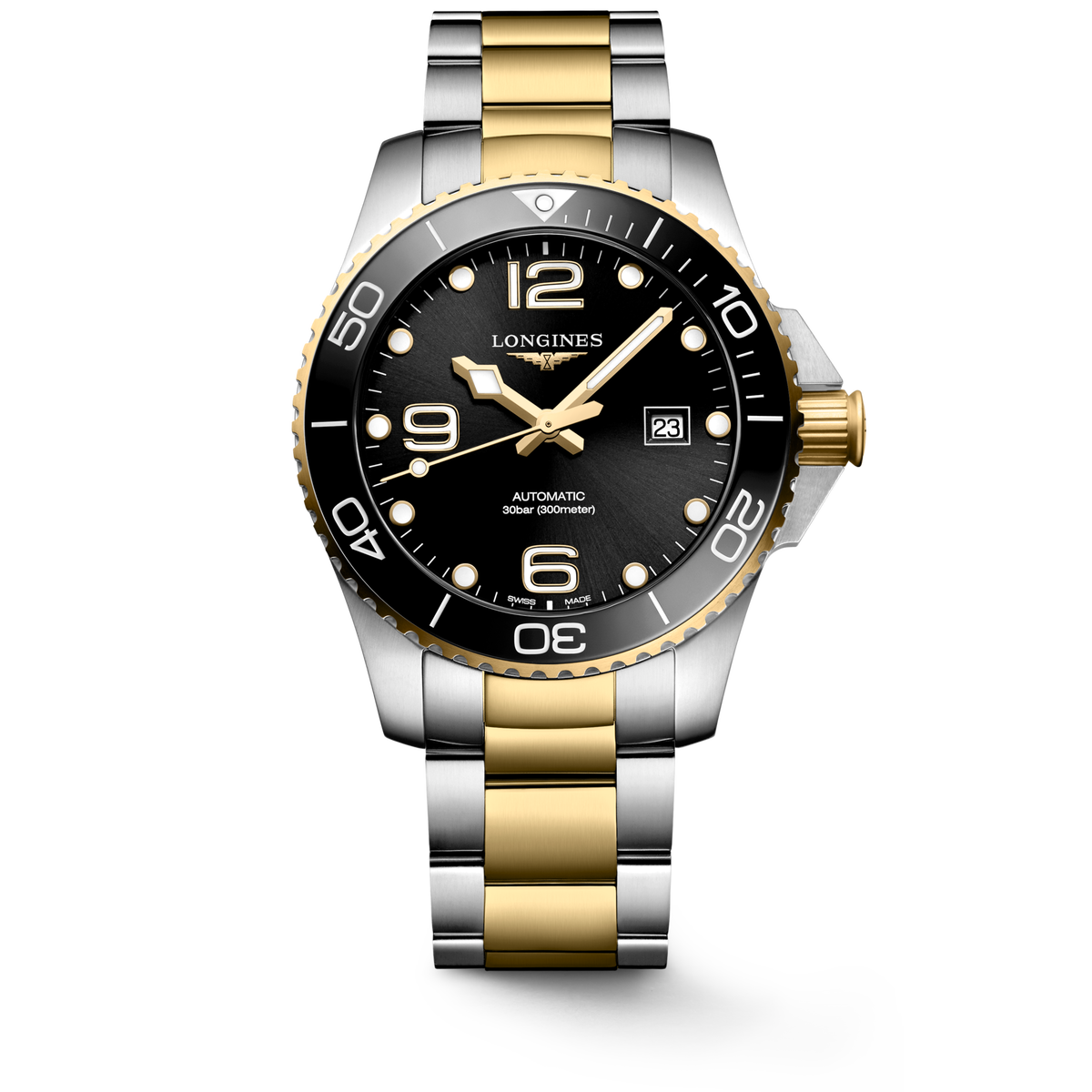 Longines HydroConquest 43mm L3.782.3.56.7 Watch for Men - front view
