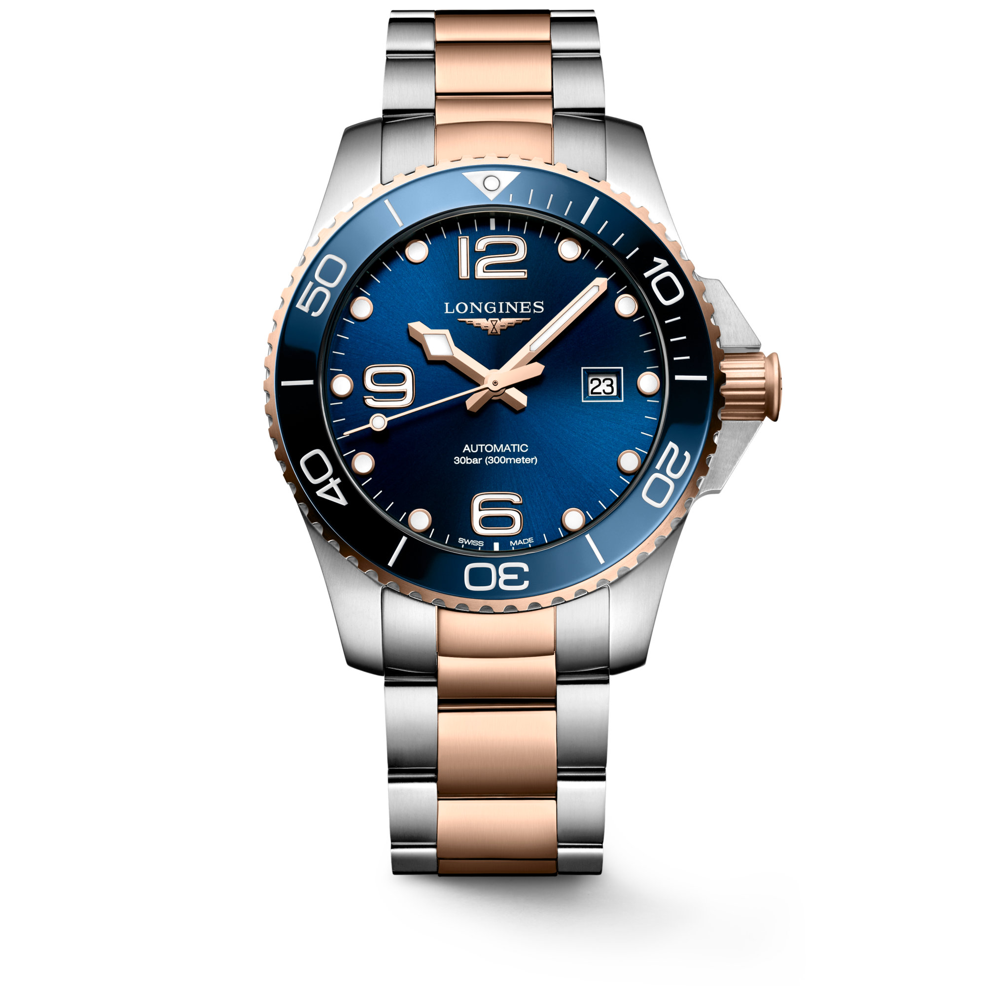 Longines HydroConquest 43mm L3.782.3.98.7 Watch for Men