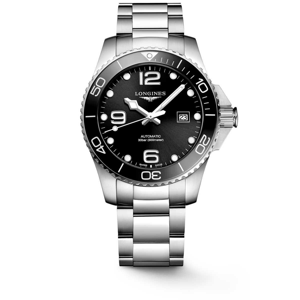 Longines HydroConquest 43mm L3.782.4.56.6 Watch for Men - front view