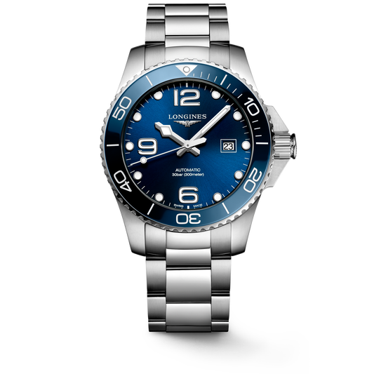 Longines HydroConquest 43mm L3.782.4.96.6 Watch for Men - front view