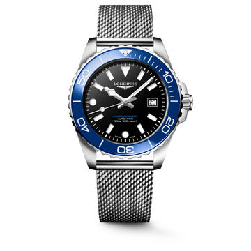 Longines Hydroconquest Men Automatic Black Dial Analog Stainless Steel Watch L37884906
