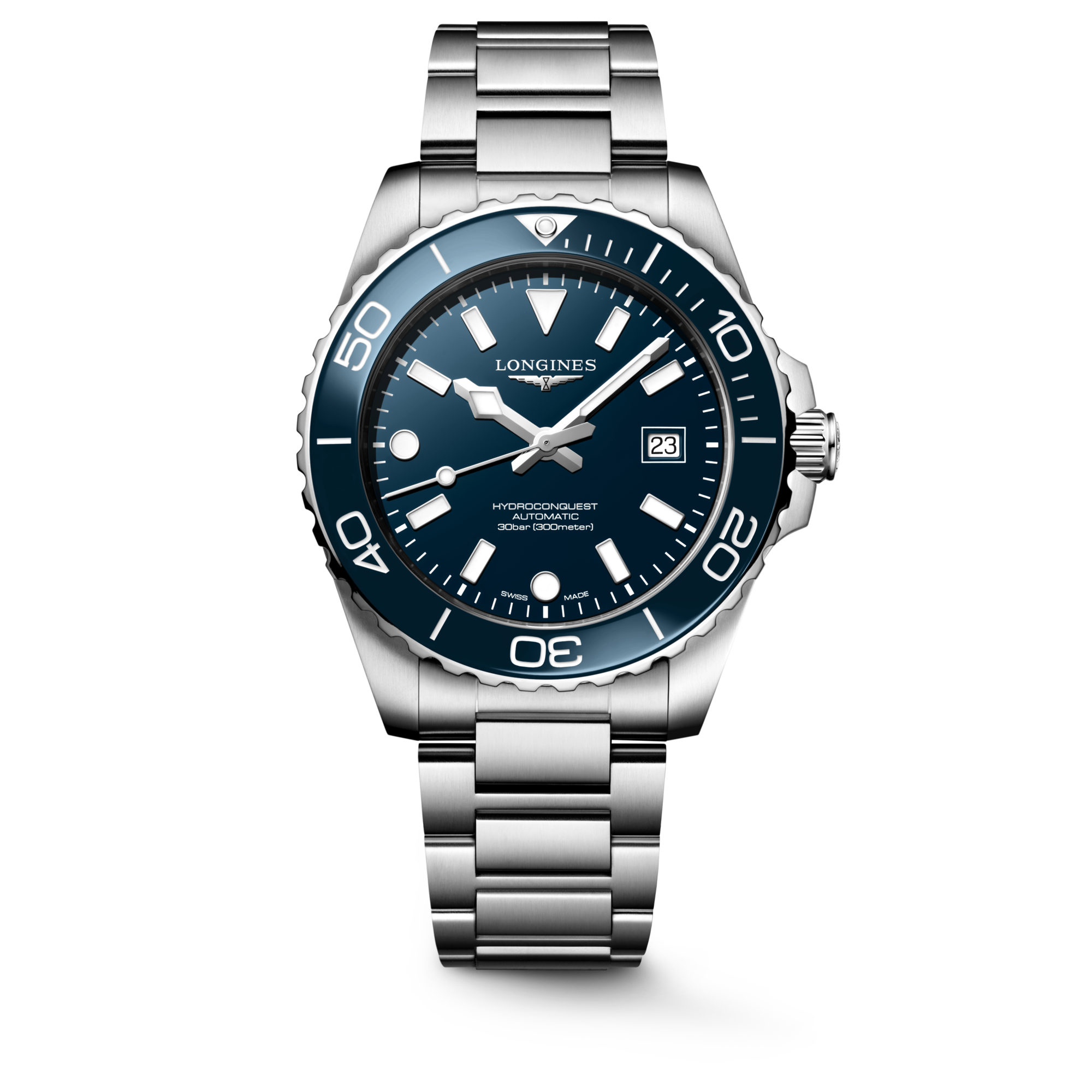 Longines HydroConquest 42mm L3.788.4.96.6 Watch for Men
