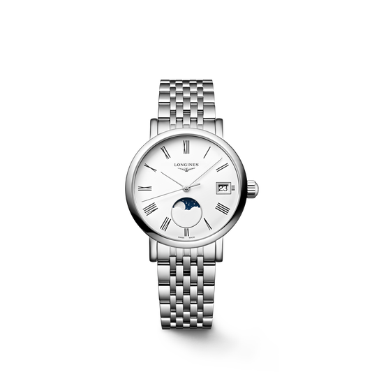 Longines Elegant Collection Moonphase 30mm L4.330.4.11.6 Watch for Women - front view
