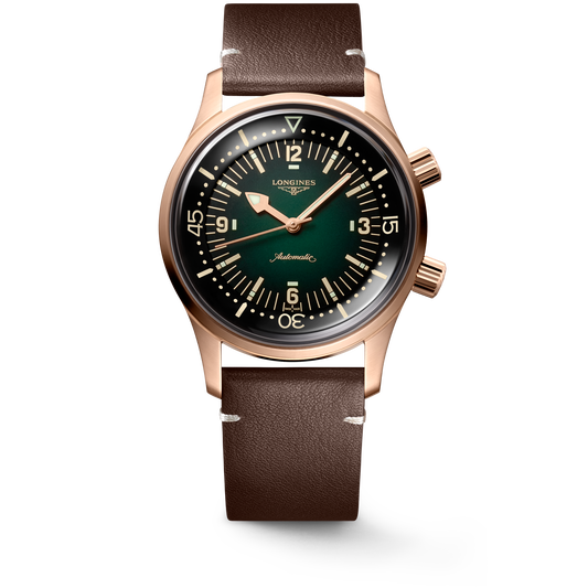 Longines Legend Diver Bronze 42mm L3.774.1.50.2 Watch for Men - front view