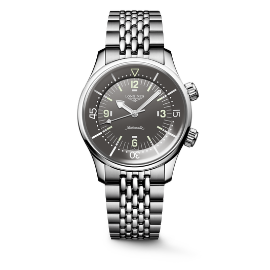 Longines Legend Diver 39mm L3.764.4.99.6 Unisex Watch - front view