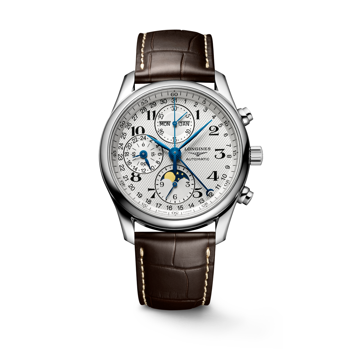 Longines Master Collection Chrono Moonphase 40mm L2.673.4.78.3 Watch for Men - front view