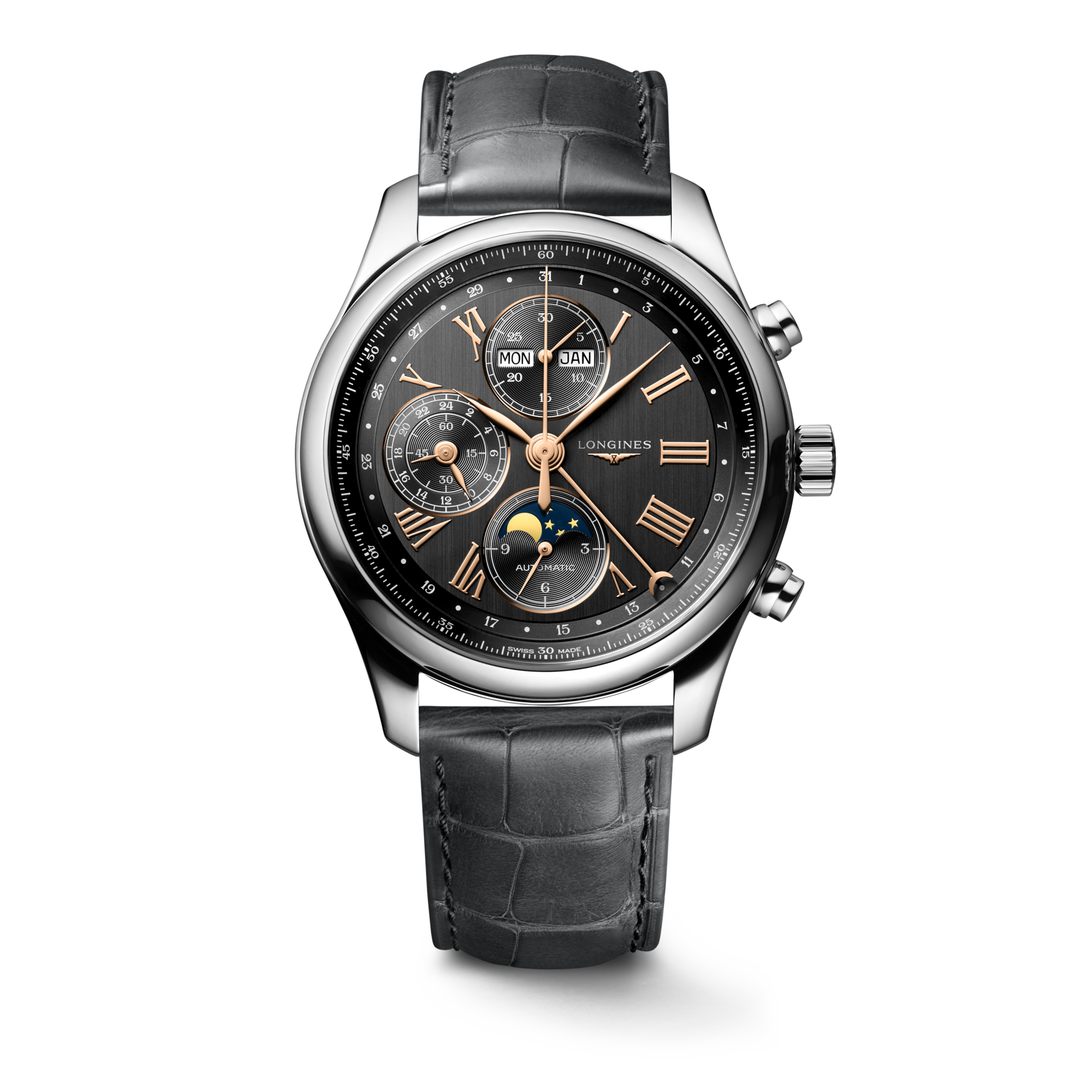 Longines Master Collection Chrono Moonphase 42mm L2.773.4.61.2 Watch for Men