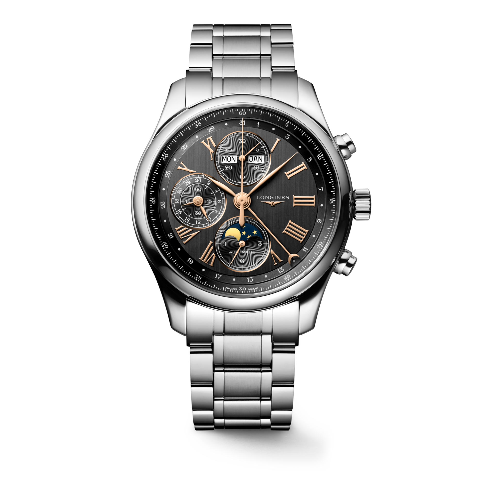 Longines Master Collection Chrono Moonphase 42mm L2.773.4.61.6 Watch for Men