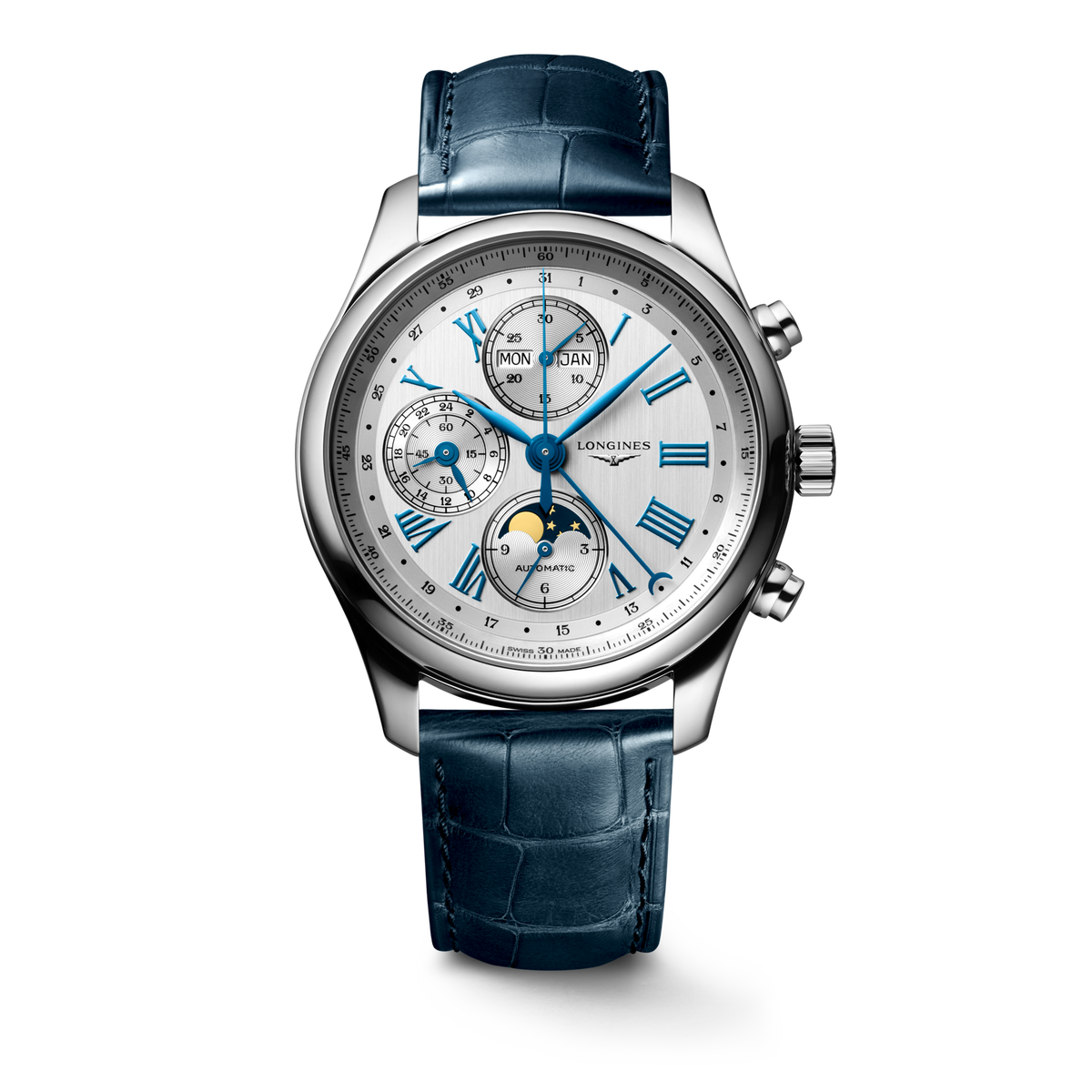 Longines Master Collection Chrono Moonphase 42mm L2.773.4.71.2 Watch for Men - front view