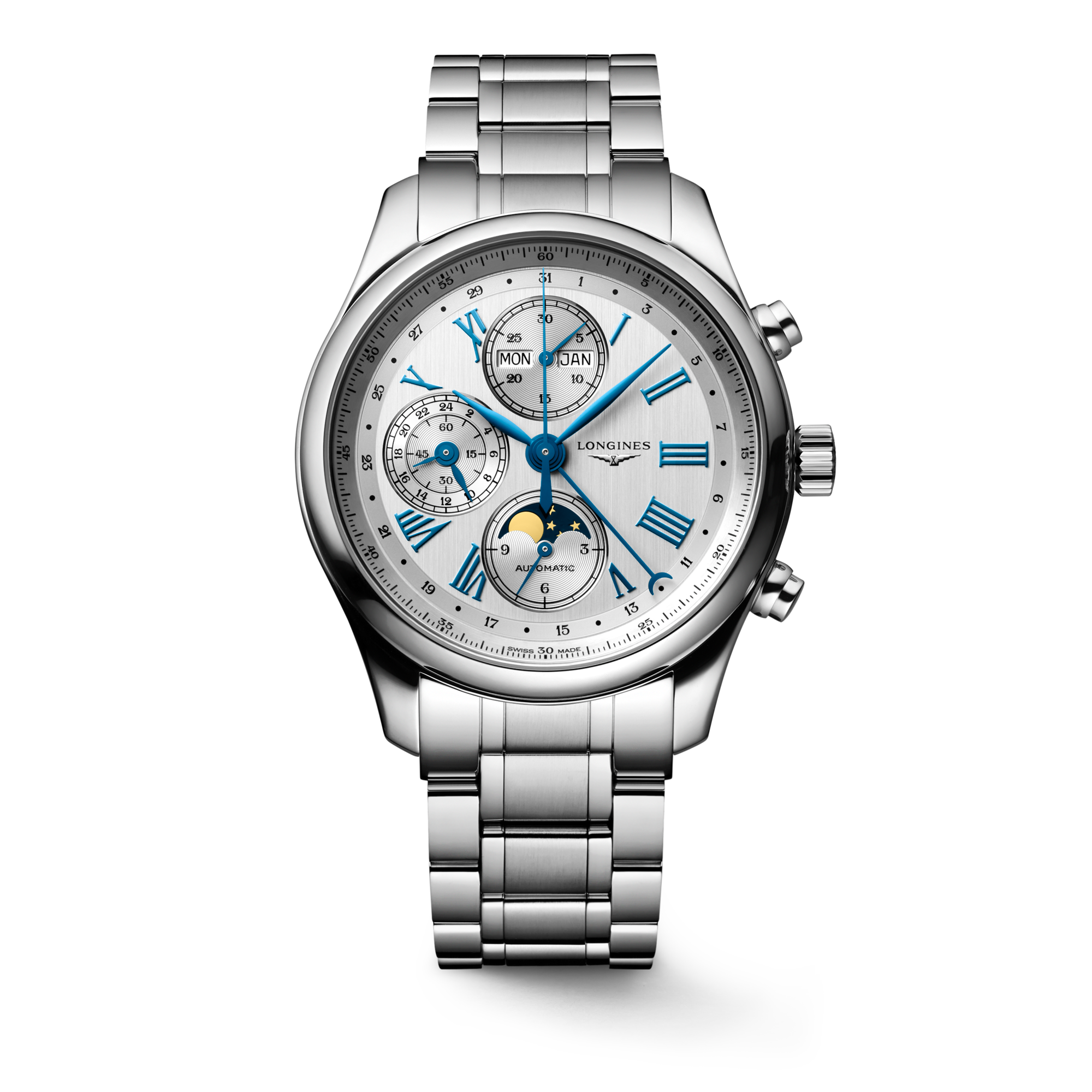 Longines Master Collection Chrono Moonphase 42mm L2.773.4.71.6 Watch for Men