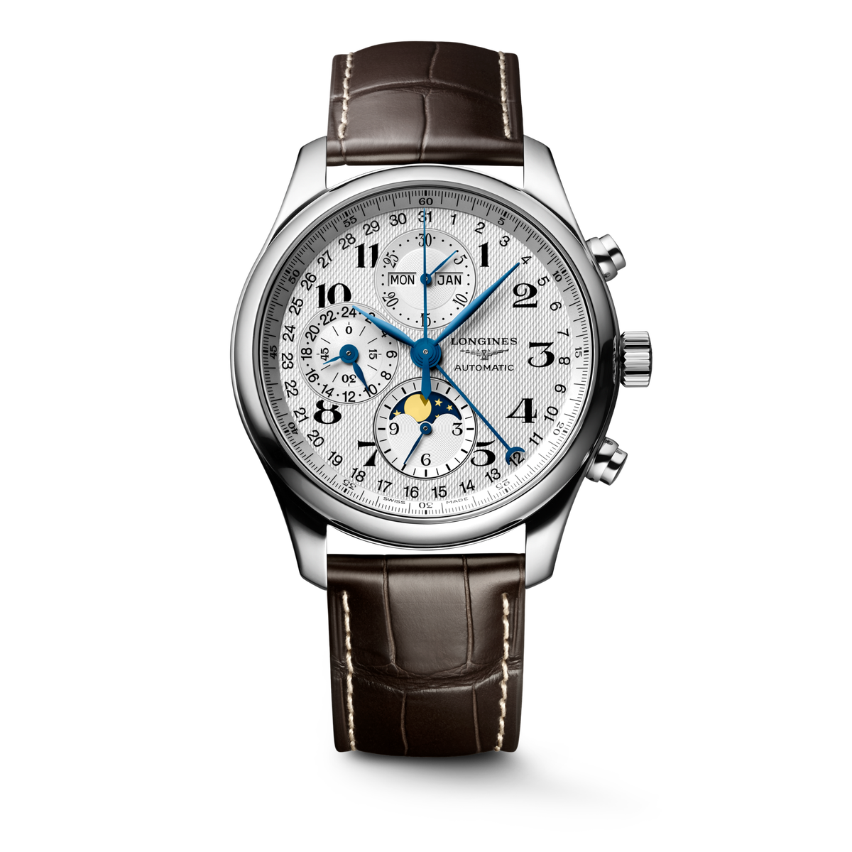 Longines Master Collection Chrono Moonphase 42mm L2.773.4.78.3 Watch for Men - front view