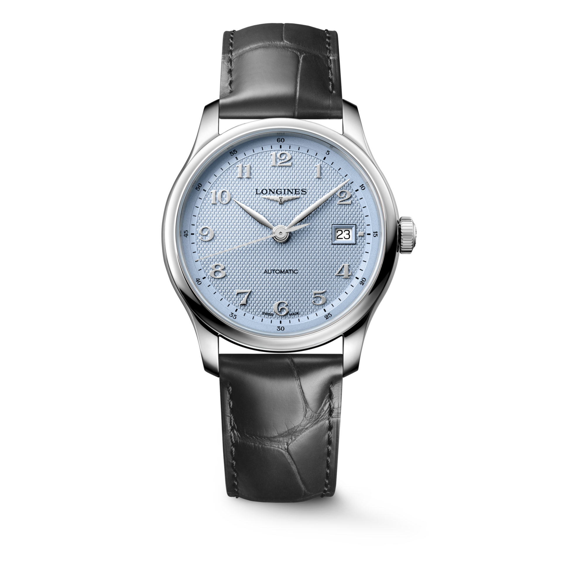 Longines Master Men Collection Automatic Stainless Steel Light Blue Dial Watch  L29494992