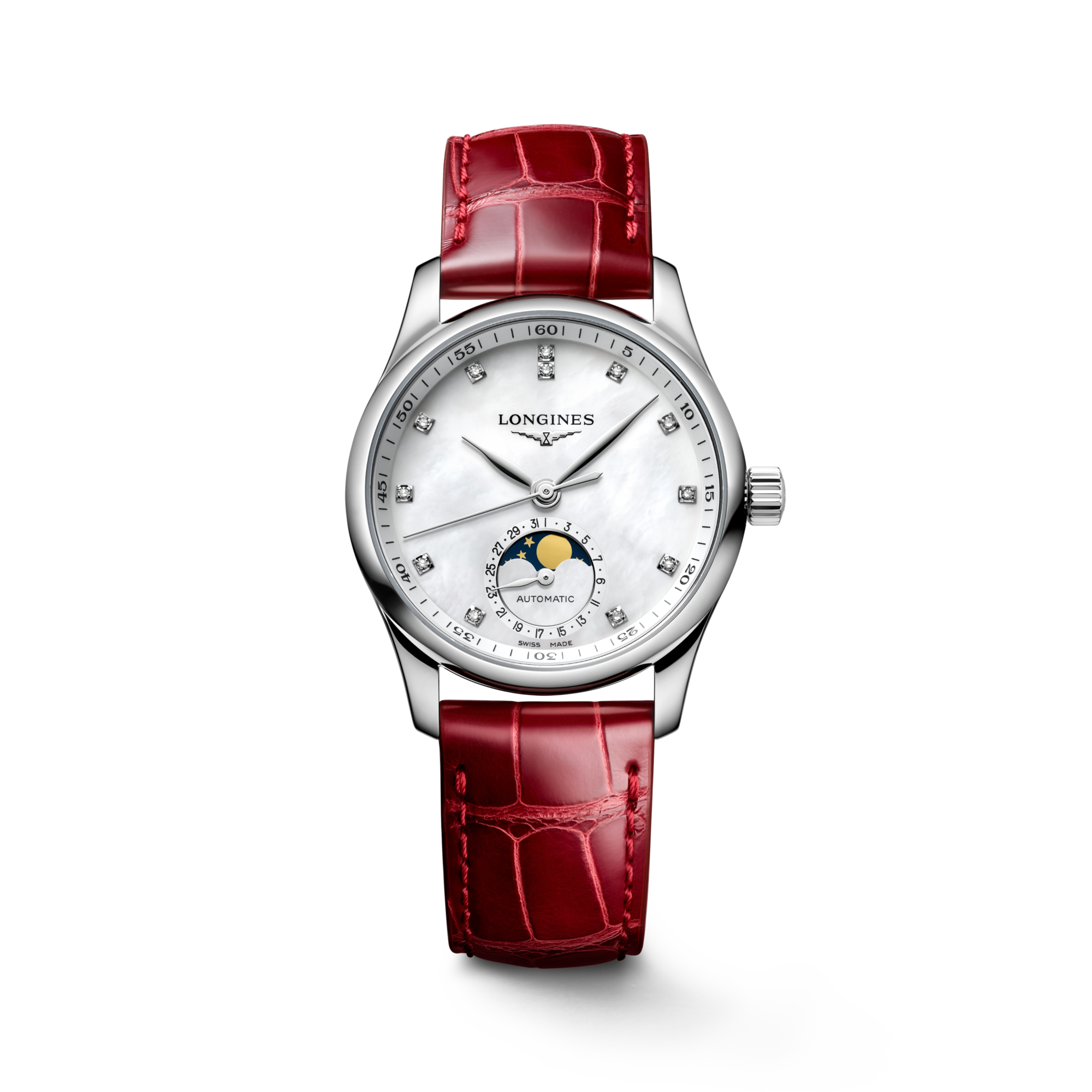Longines Master Collection Moonphase 34mm L2.409.4.87.2 Watch for Women