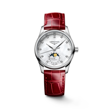 Longines Master Collection Moonphase 34mm L2.409.4.87.2 Watch for Women - front view
