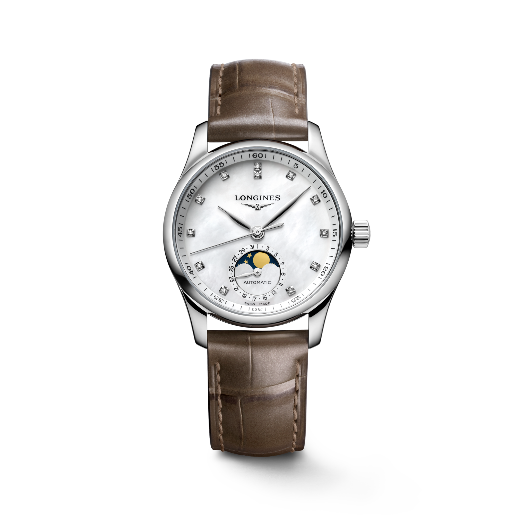 Longines Master Collection Moonphase 34mm L2.409.4.87.4 Watch for Women
