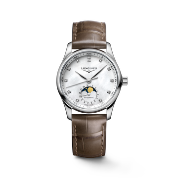Longines Master Collection Moonphase 34mm L2.409.4.87.4 Watch for Women - front view