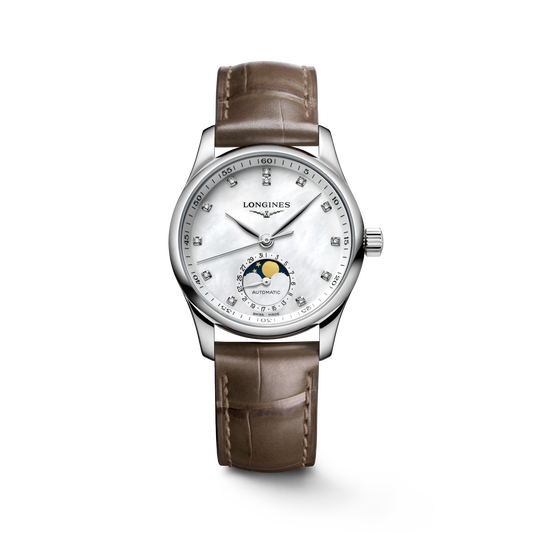 Longines Master Collection Moonphase 34mm L2.409.4.87.4 Watch for Women - front view