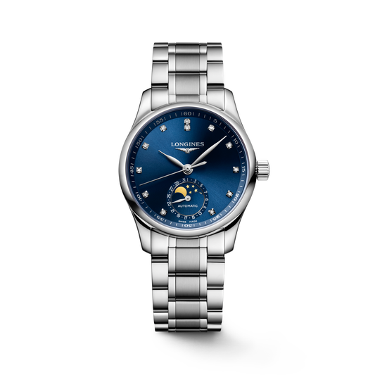 Longines Master Collection Moonphase 34mm L2.409.4.97.6 Watch for Women - front view