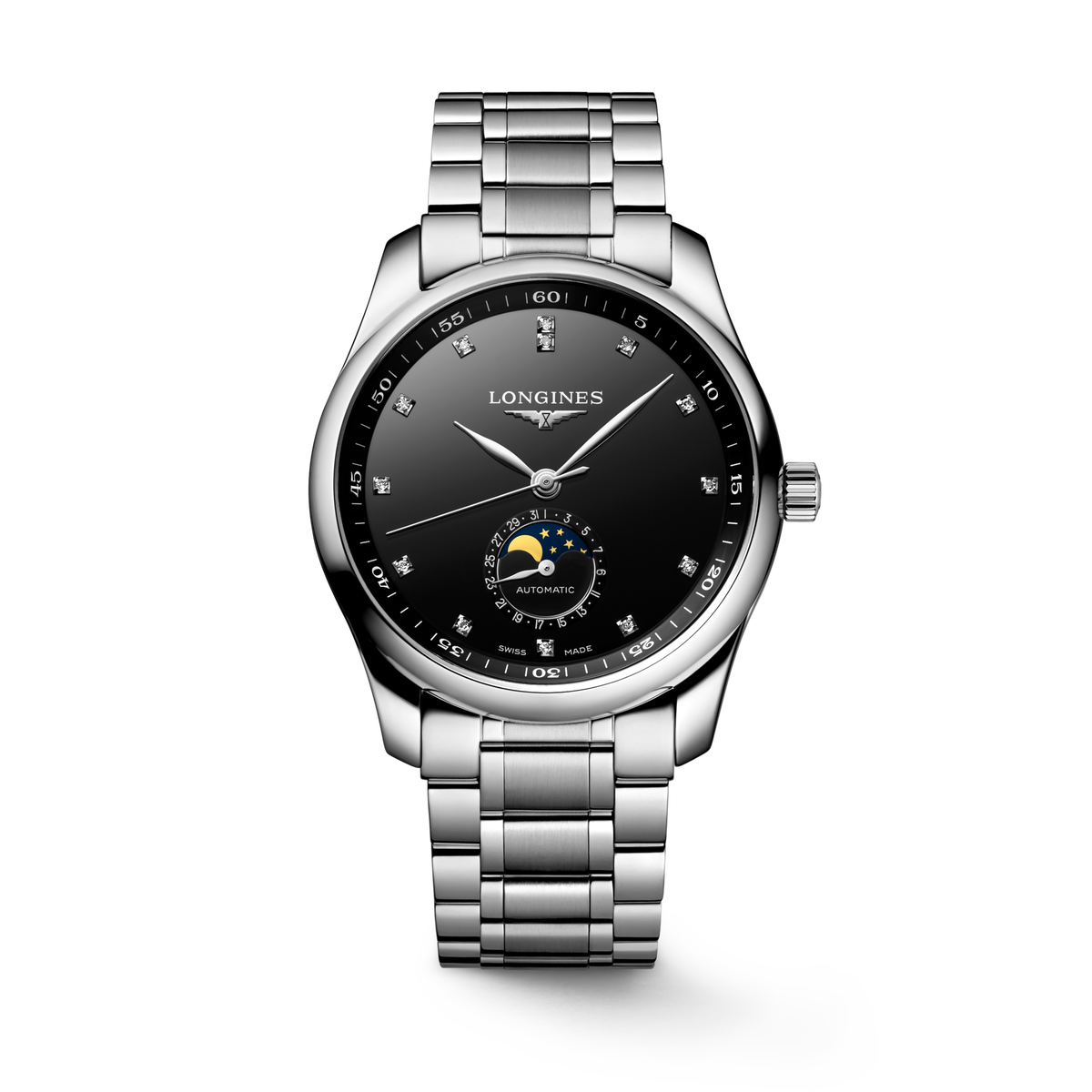 Longines Master Collection Moonphase 40mm L2.909.4.57.6 Watch for Men - front view