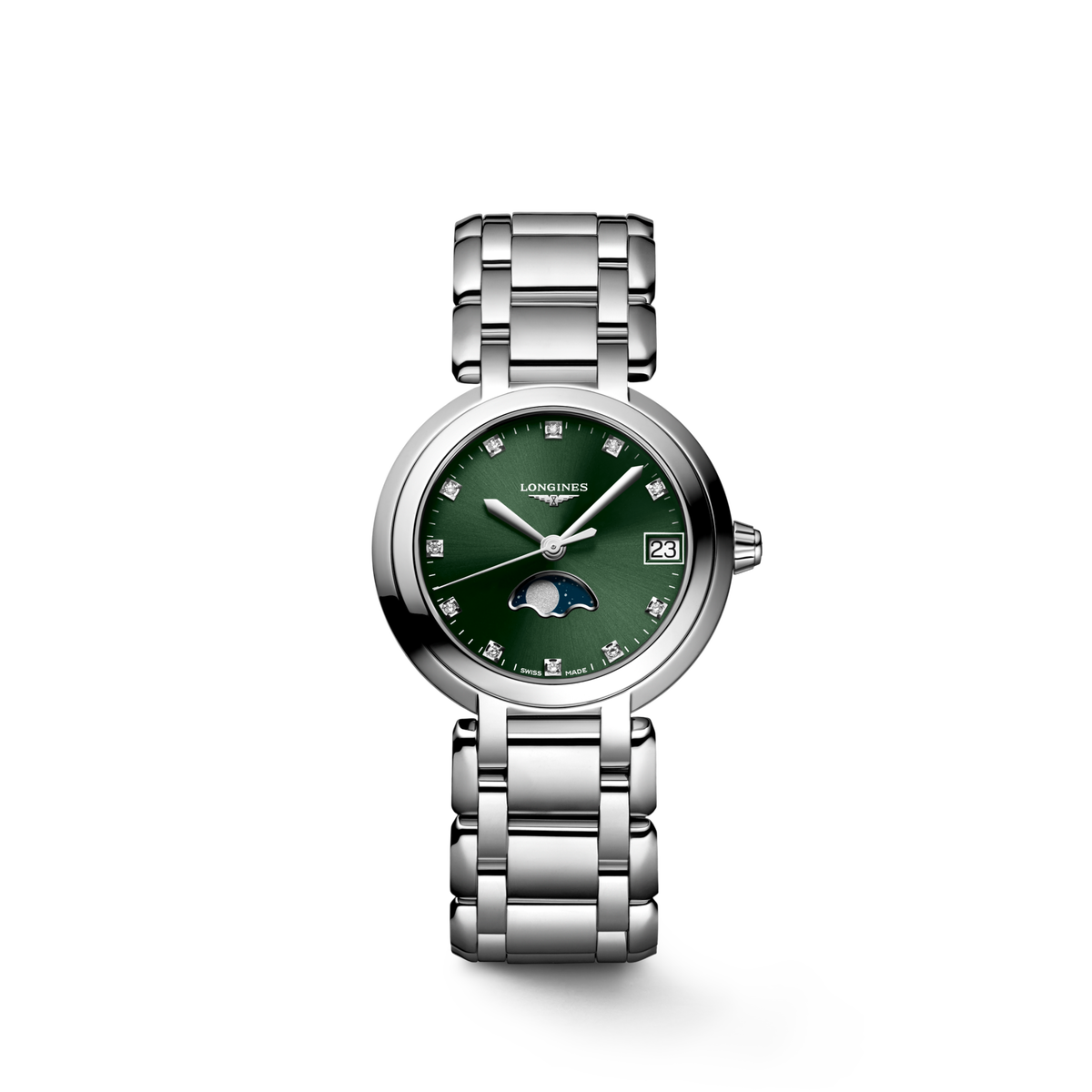 Longines PrimaLuna Moonphase 30.5mm L8.115.4.67.6 Watch for Women - front view