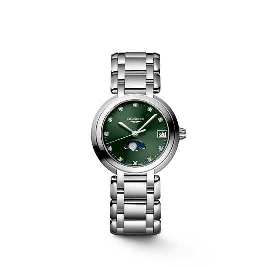 Longines PrimaLuna Moonphase 30.5mm L8.115.4.67.6 Watch for Women - front view