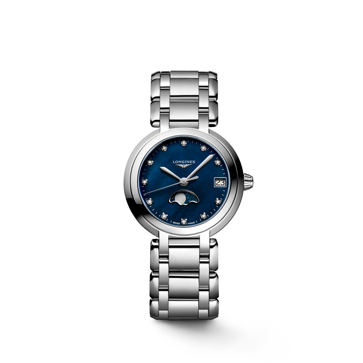 Longines PrimaLuna Moonphase 30.5mm L8.115.4.98.6 Watch for Women - front view