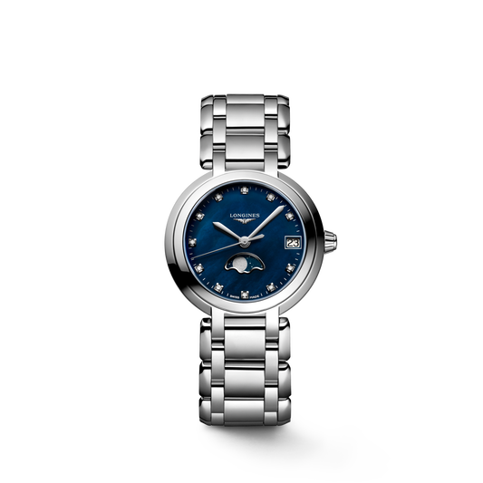 Longines PrimaLuna Moonphase 30.5mm L8.115.4.98.6 Watch for Women - front view
