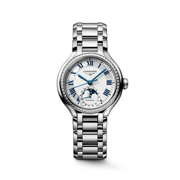 Longines PrimaLuna Moonphase 34mm L8.126.0.71.6 Watch for Women - front view