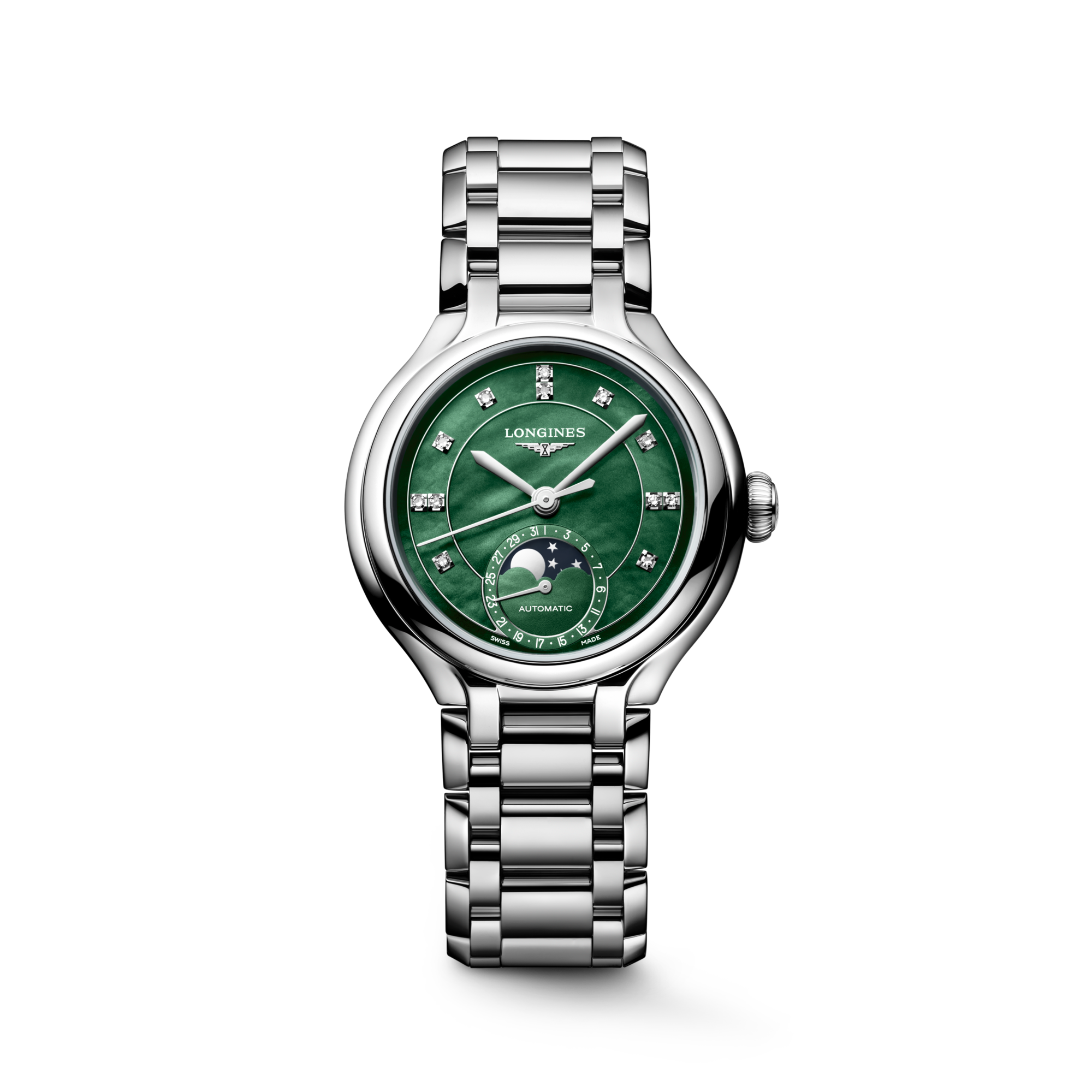 Longines PrimaLuna Moonphase 34mm L8.126.4.07.6 Watch for Women