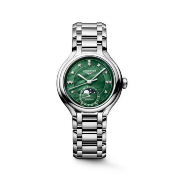 Longines PrimaLuna Moonphase 34mm L8.126.4.07.6 Watch for Women - front view