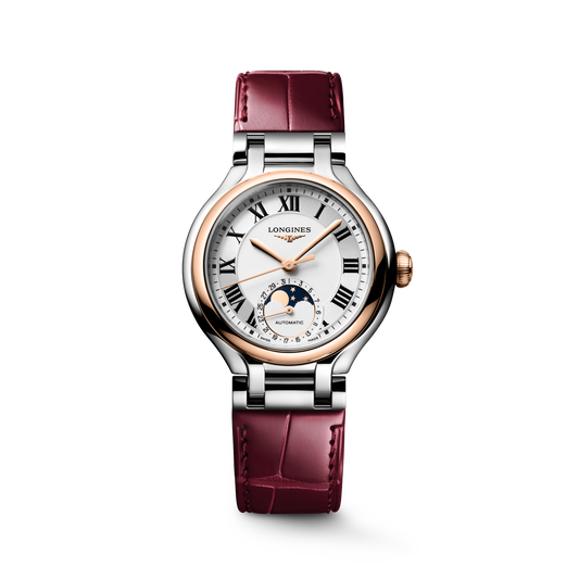 Longines PrimaLuna Moonphase 34mm L8.126.5.71.2 Watch for Women - front view