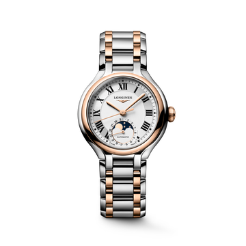 Longines PrimaLuna Moonphase 34mm L8.126.5.71.7 Watch for Women - front view