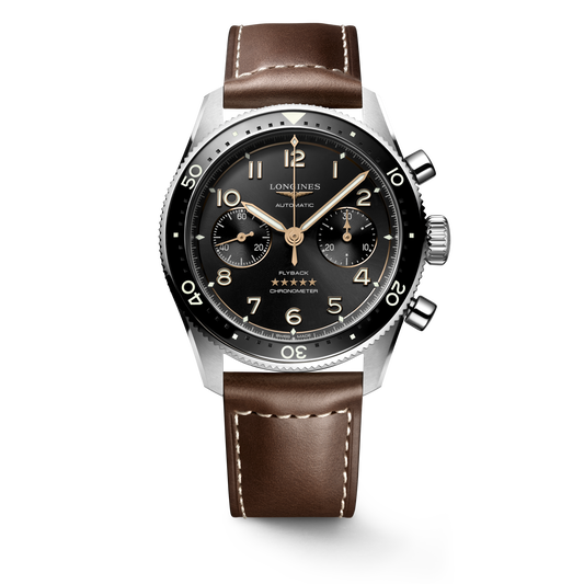 Longines Spirit Flyback 42mm L3.821.4.53.2 Watch for Men - front view