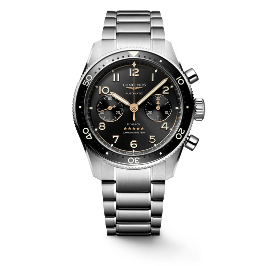 Longines Spirit Flyback 42mm L3.821.4.53.6 Watch for Men - front view