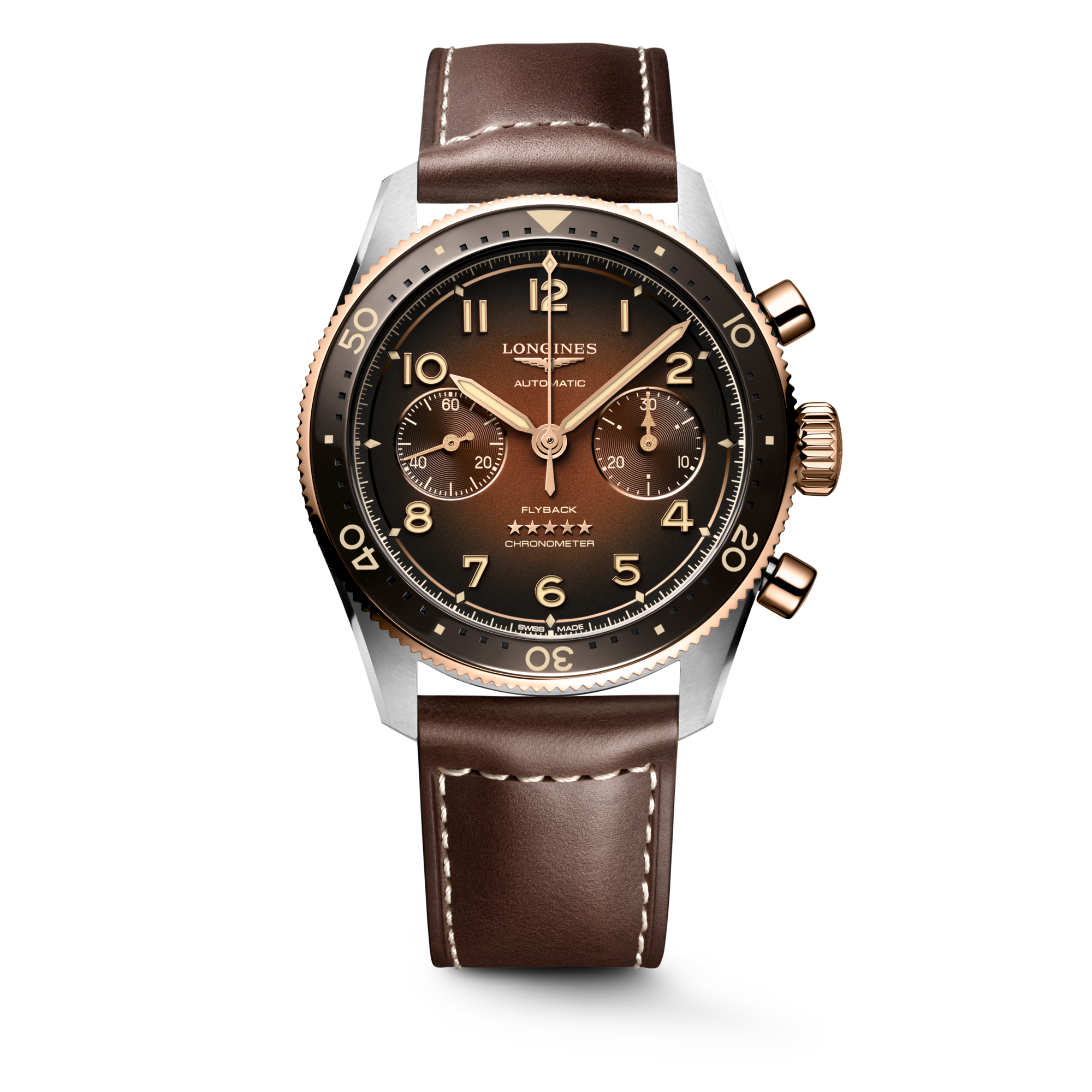 Longines Spirit Flyback 42mm L3.821.5.59.2 Watch for Men