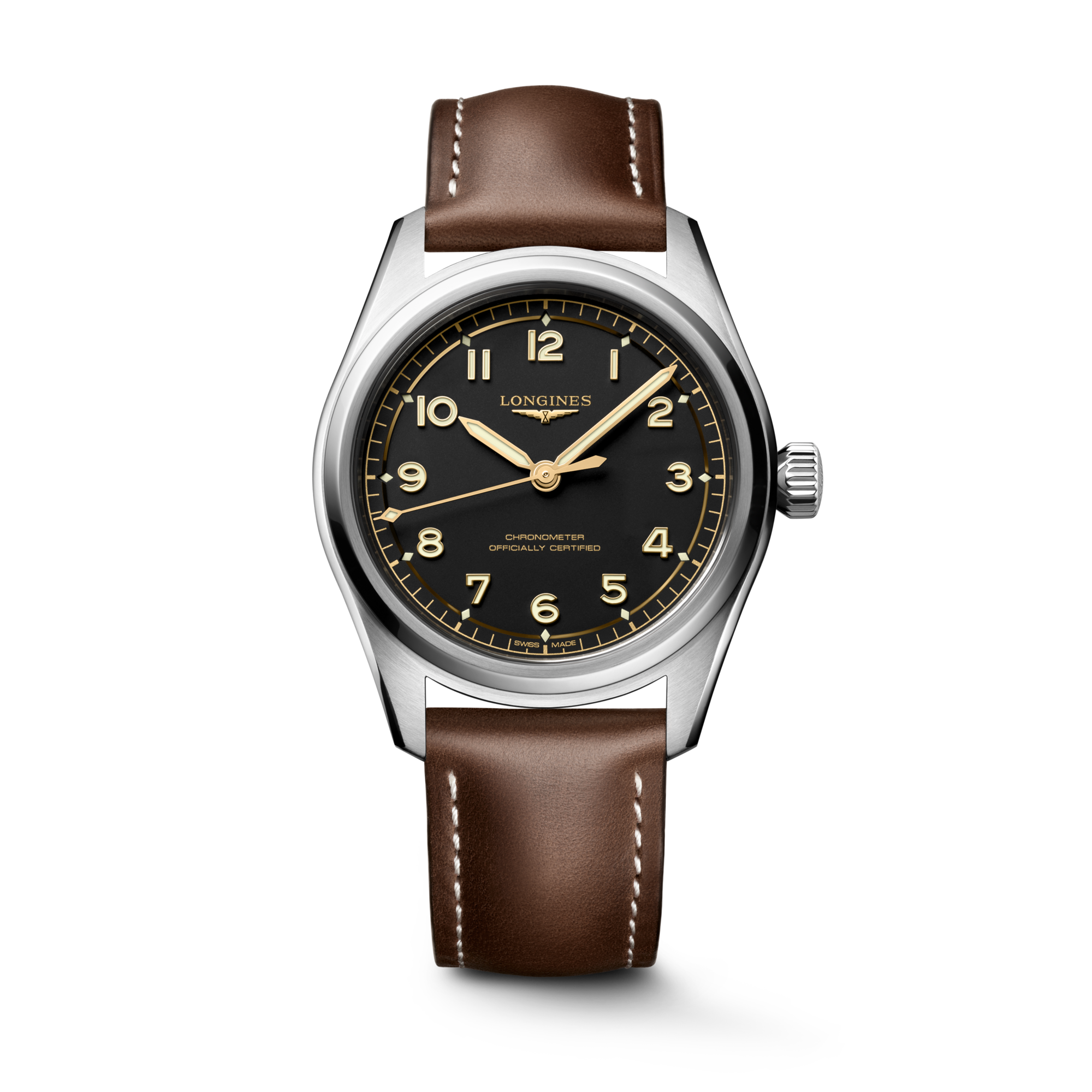 Longines Spirit Pilot 39mm L3.809.4.53.2 Unisex Watch