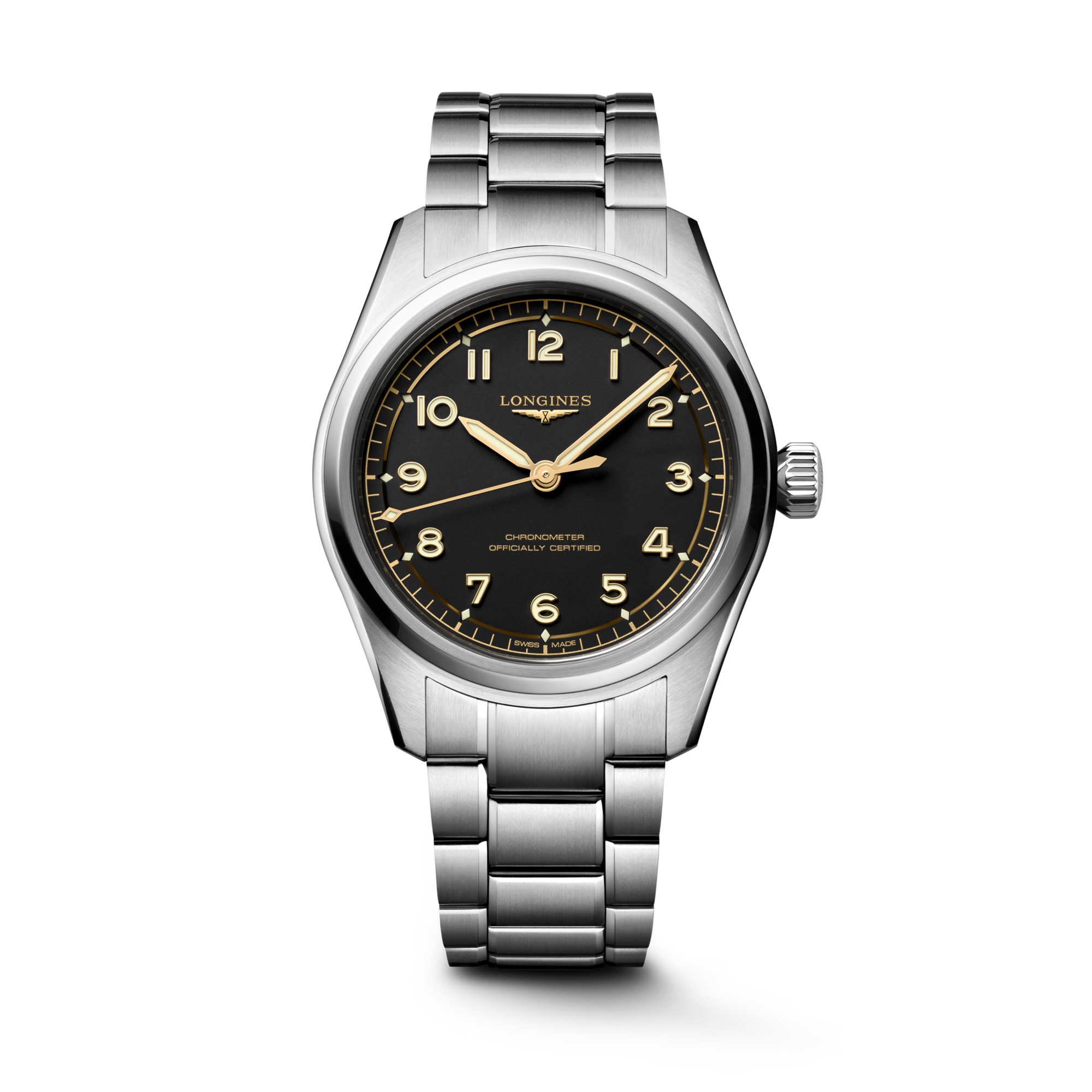 Longines Spirit Pilot 39mm L3.809.4.53.6 Unisex Watch