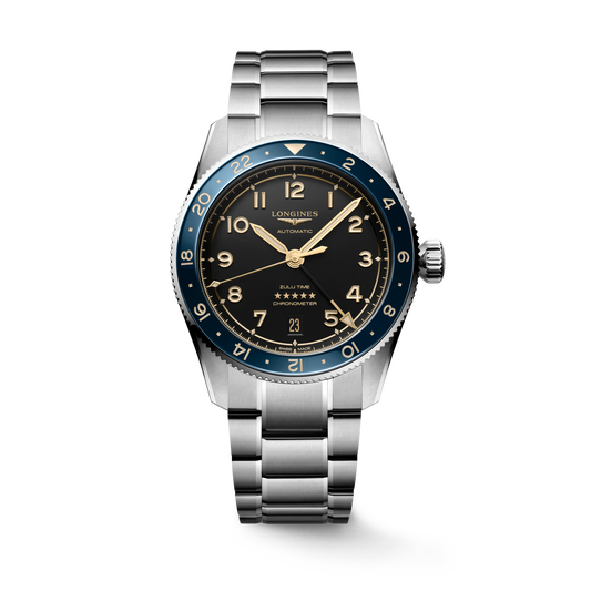 Longines Spirit Zulu Time 39mm L3.802.4.60.6 Unisex Watch - front view
