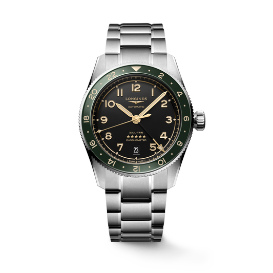 Longines Spirit Zulu Time 39mm L3.802.4.63.6 Unisex Watch - front view