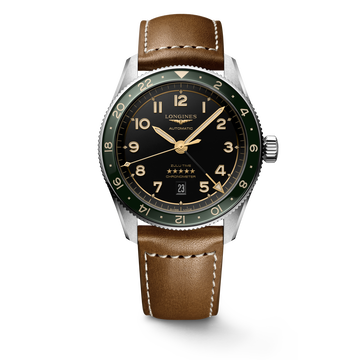 Longines Spirit Zulu Time 42mm L3.812.4.63.2 Watch for Men - front view