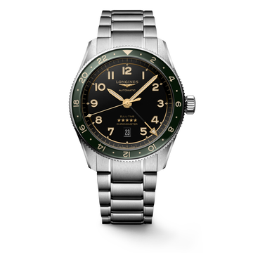 Longines Spirit Zulu Time 42mm L3.812.4.63.6 Watch for Men - front view