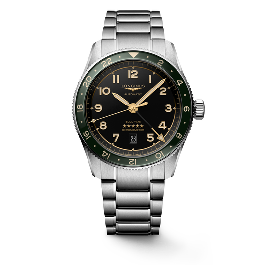 Longines Spirit Zulu Time 42mm L3.812.4.63.6 Watch for Men - front view
