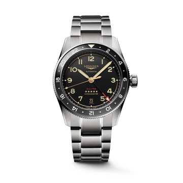 Longines Spirit Zulu Time Titanium 39mm L3.802.1.53.6 Unisex Watch - front view