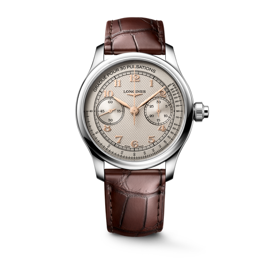 Longines Master Collection Chrono Monopusher 41mm L2.960.4.78.2 Watch for Men - front view