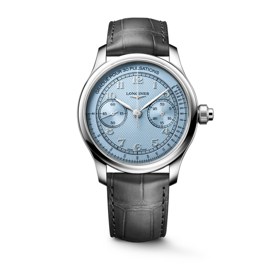Longines Master Collection Chrono Monopusher 41mm L2.960.4.93.2 Watch for Men - front view