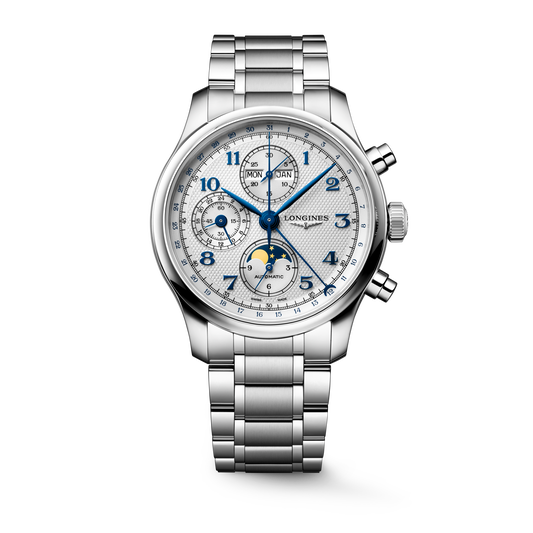 Longines Master Collection Chrono Moonphase 41mm L2.962.4.73.6 Watch for Men - front view