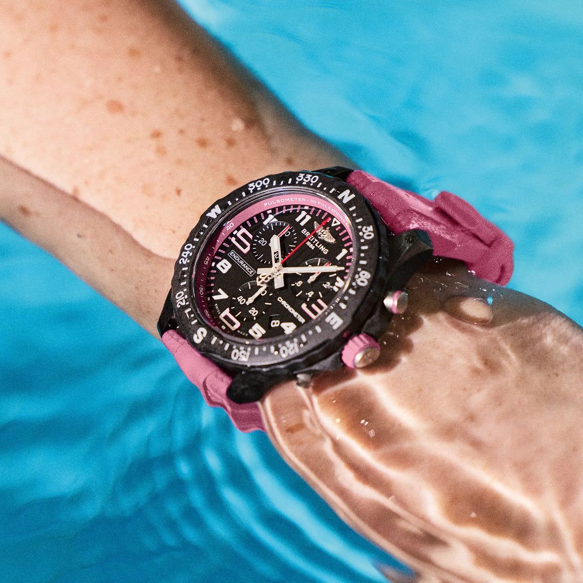 Breitling Endurance Pro 38 X83310D41B1S1 – shown on the wrist