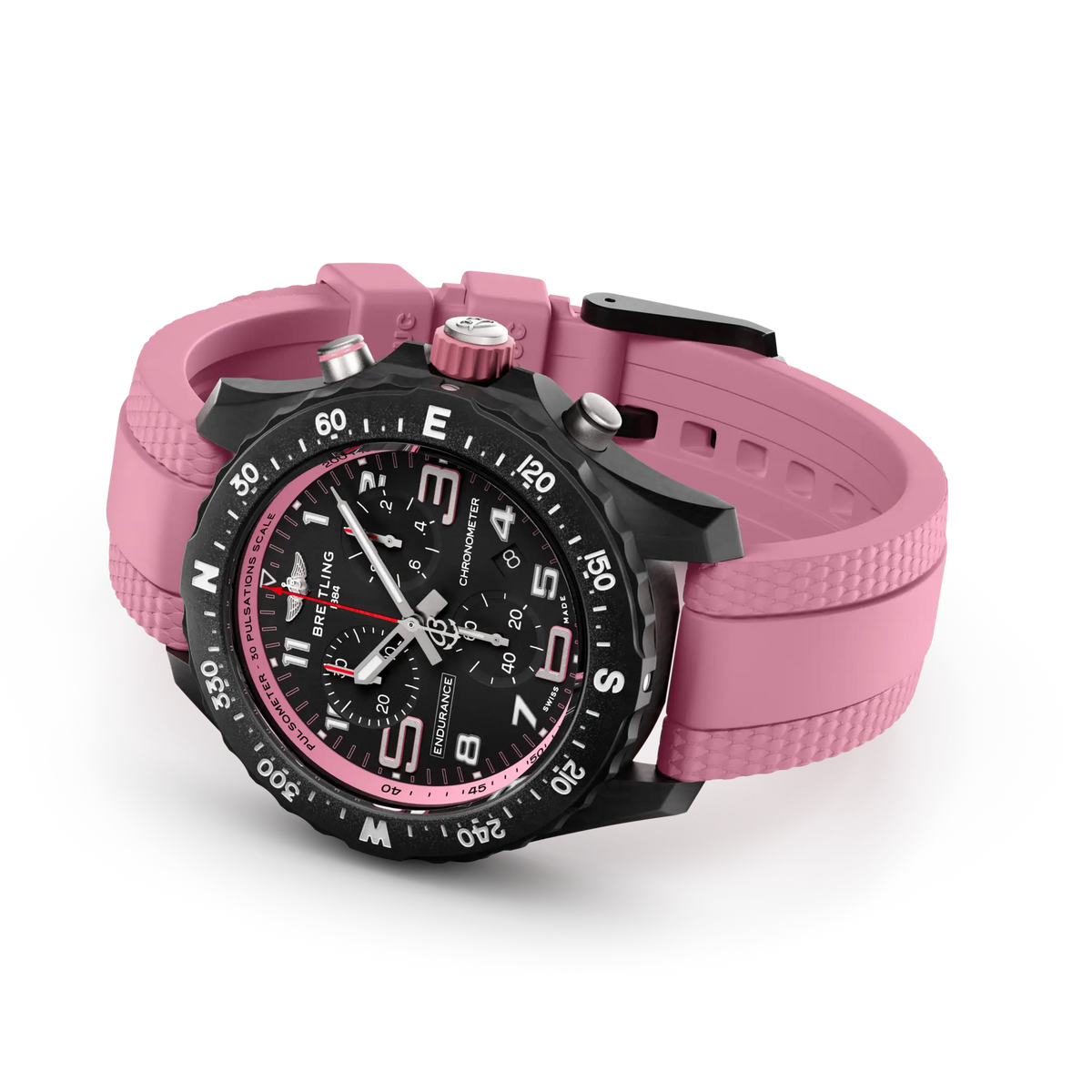 Breitling Endurance Pro 38 X83310D41B1S1 – side view with strap