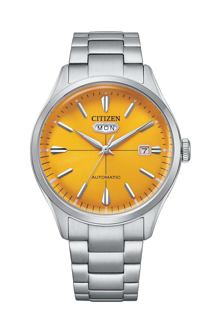 CITIZEN AUTOMATIC GENTS WATCH YELLOW DIAL - NH8391-51Z - Kamal Watch Company